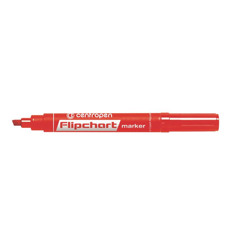 Маркер CENTROPEN Flipchart 8560/02, 1-4,6 мм клиноподібний черв.
